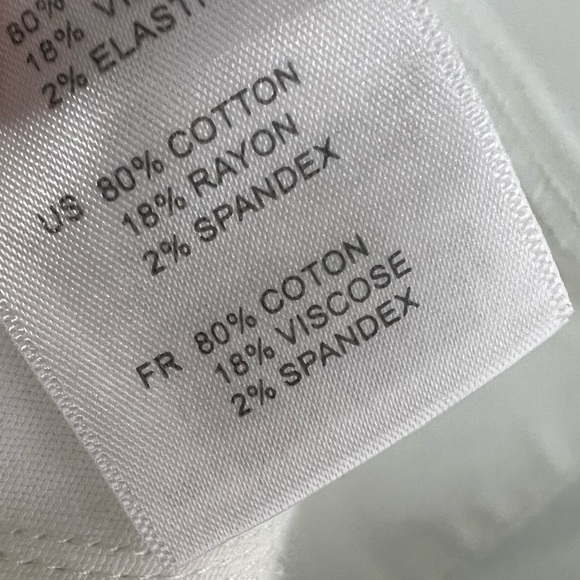 NWT - Articles of Society white ankle crop jeans. Size 28. Rise - 9”. - Picture 9 of 10